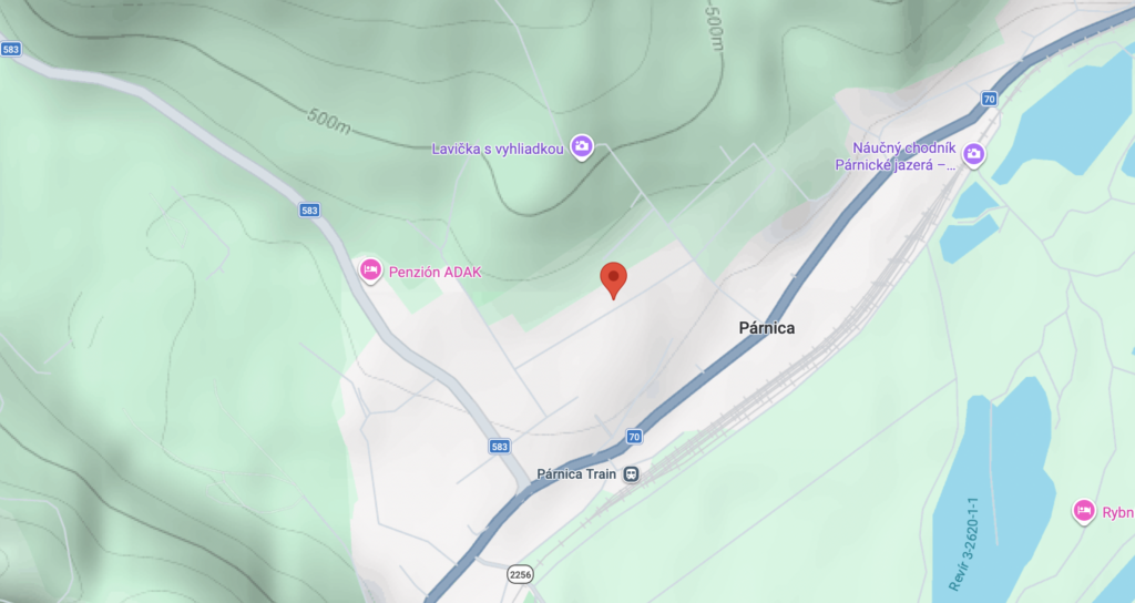 Mapa firmy Hagro stavby, s.r.o.
