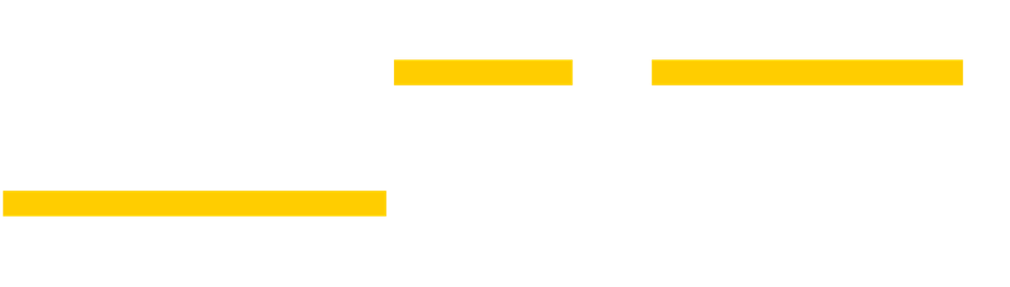 Logo Svet lešenia so žltými grafickými prvkami