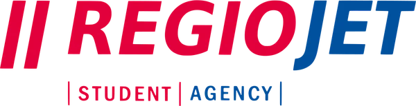Logo RegioJet – spokojný zákazník Svet lešenia, hliníkové lešenie
